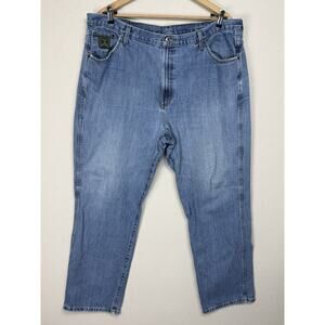 Cinch Jeans Men's Size 42 x 34 Denim 5 Pocket Western Work Jeans Distressed